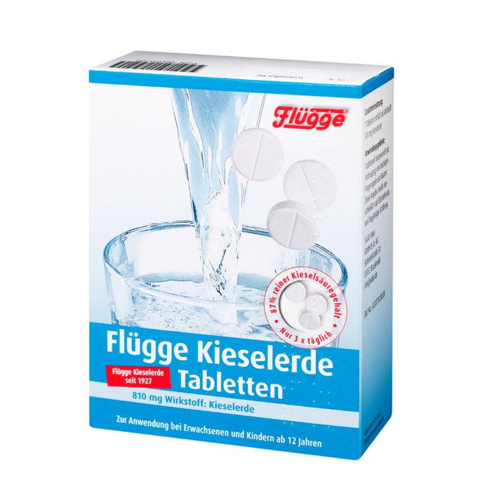 Flügge Kieselerde Tabletten für Haar und Fingernägel, 120 pc Tablettes