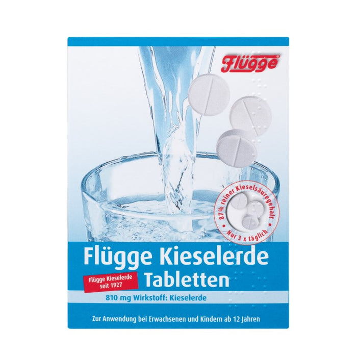 Flügge Kieselerde Tabletten für Haar und Fingernägel, 120 pc Tablettes