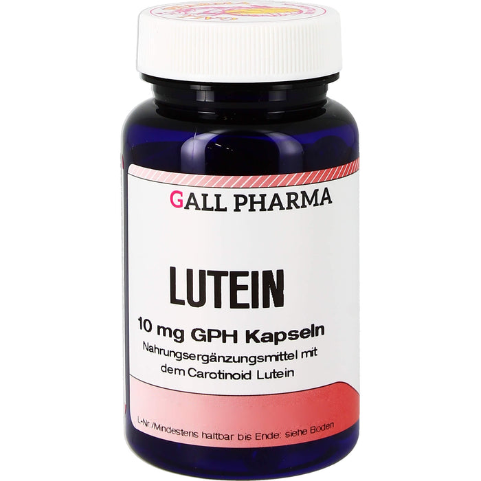 GALL PHARMA Lutein 10 mg GPH Kapseln, 30 pcs. Capsules