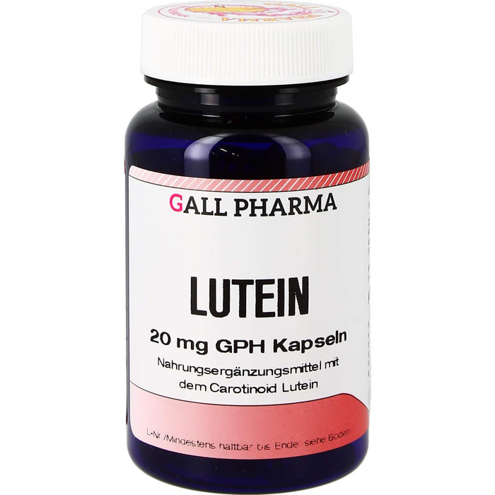 Lutein 20mg Gph Kapseln, 180 St KAP