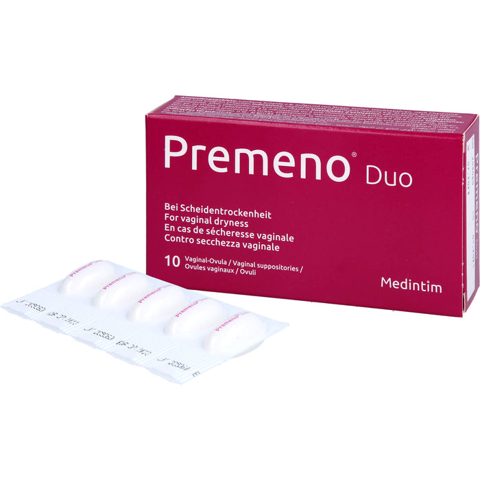 Premeno Duo Vaginalovula, 10 pcs. Suppositories