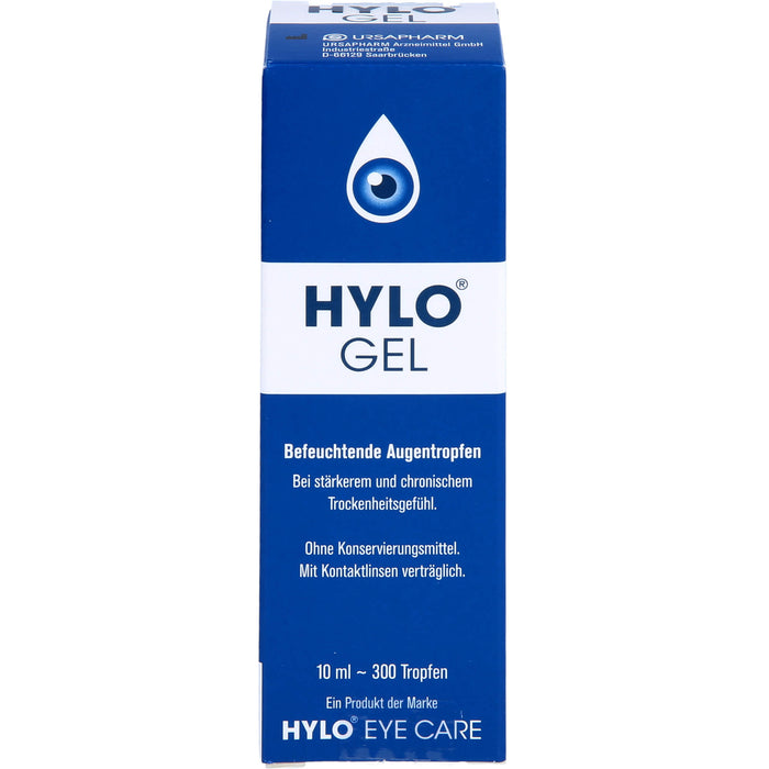 HYLO GEL befeuchtende Augentropfen, 10 ml Solution