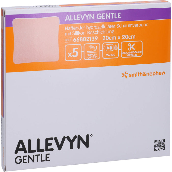 Allevyn Gentle 20cmx20cm, 5 St VER