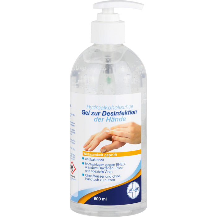 PARAM Gel zur Desinfektion der Hände, 500 ml Gel