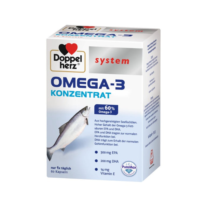 Doppelherz system OMEGA-3 KONZENTRAT, 60 pcs. Capsules