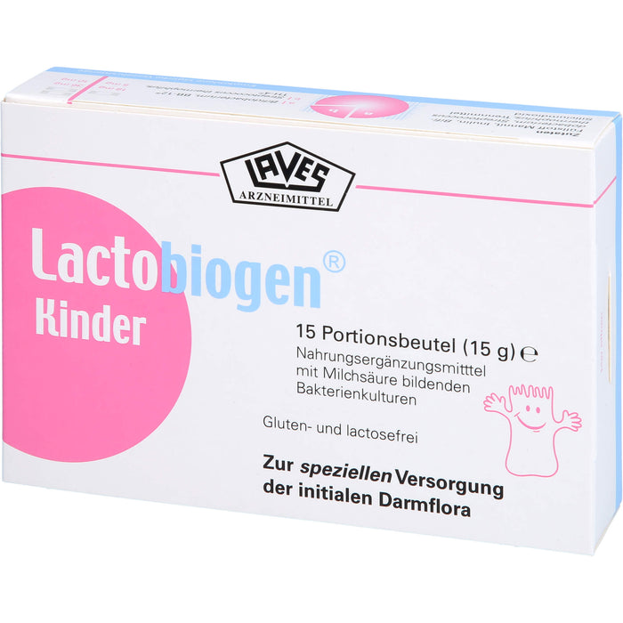 Lactobiogen Kinder Portionsbeutel, 15 pcs. Sachets