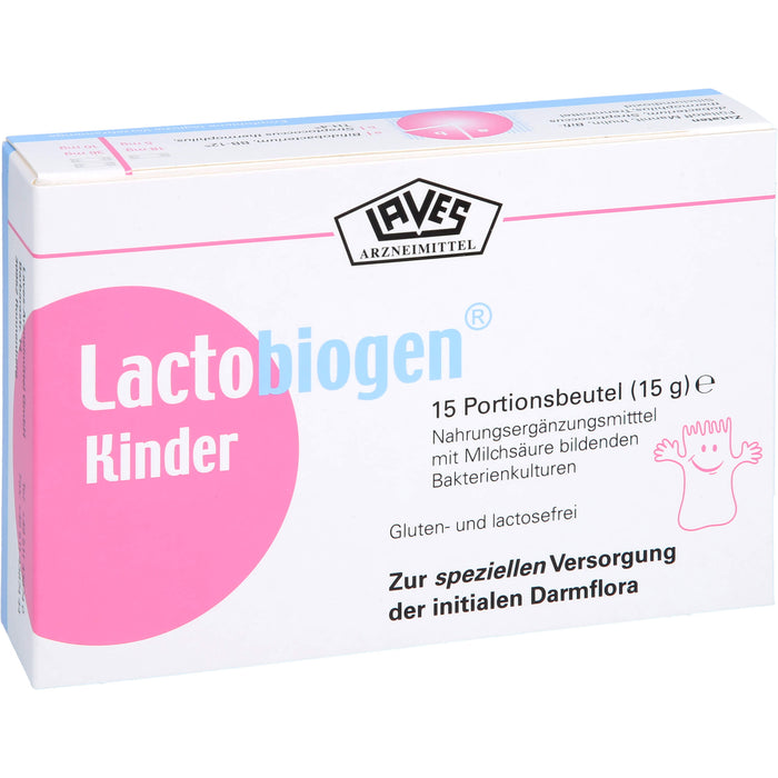 Lactobiogen Kinder Portionsbeutel, 15 pc Sachets