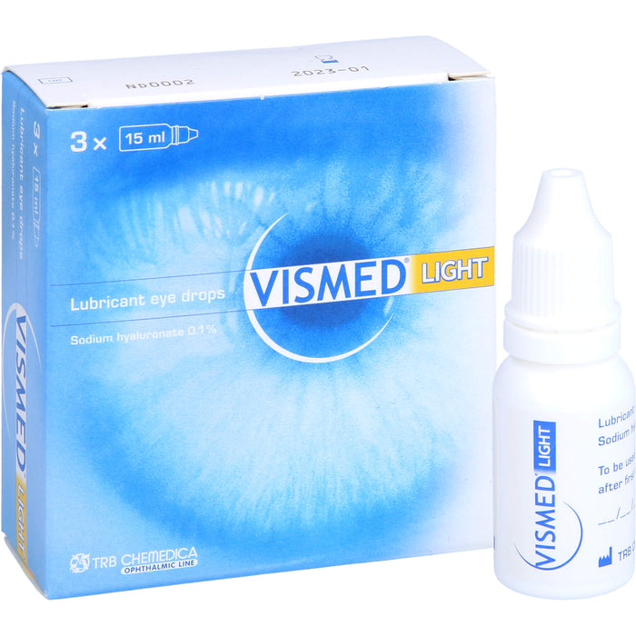 VISMED light benetzende Augentropfen, 45 ml Lösung