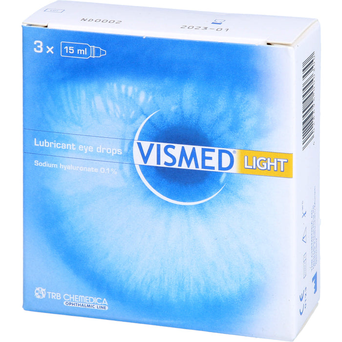 VISMED light benetzende Augentropfen, 45 ml Lösung