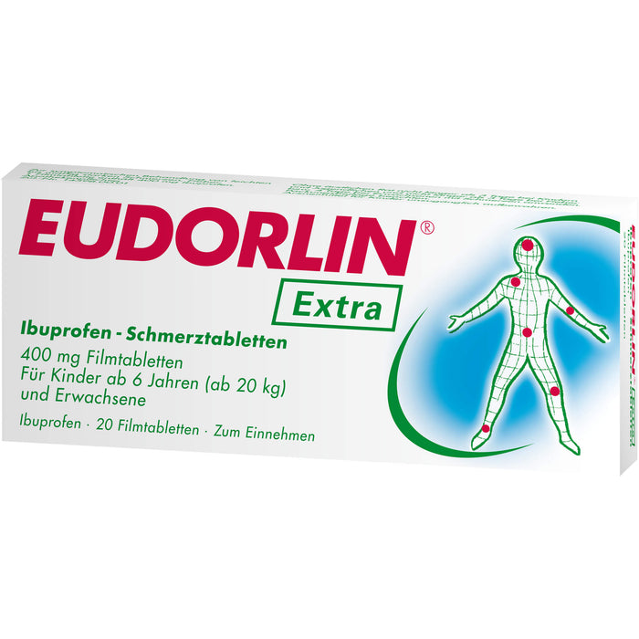 Eudorlin Extra Ibuprofen-Schmerztabletten, 20 St. Tabletten