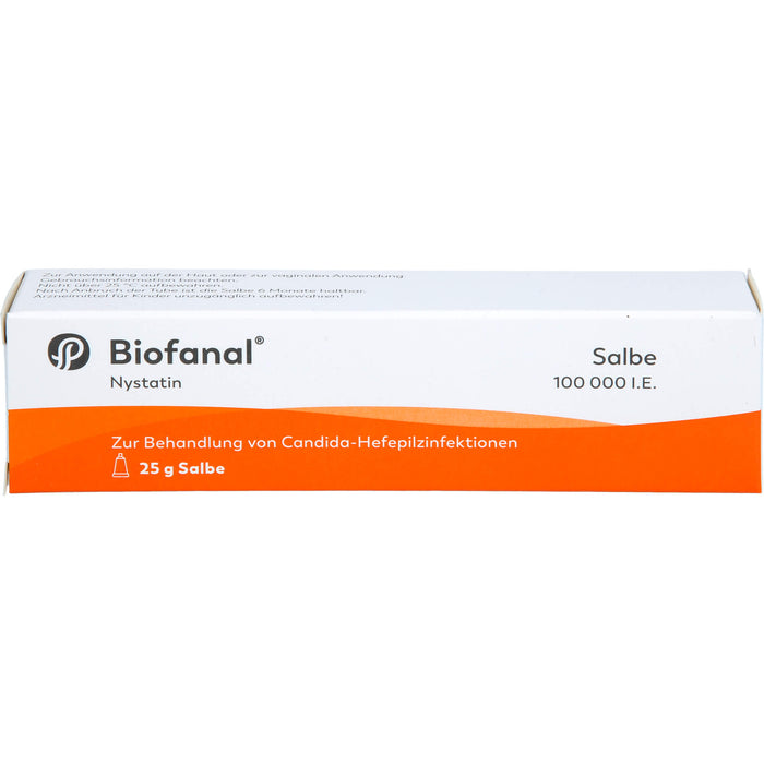 Biofanal 100.00 I.E. Salbe bei Candida-Hefepilzinfektionen, 25 g Ointment