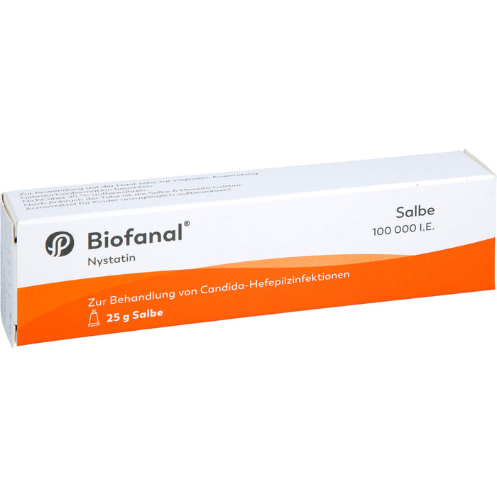 Biofanal 100.00 I.E. Salbe bei Candida-Hefepilzinfektionen, 25 g Salbe