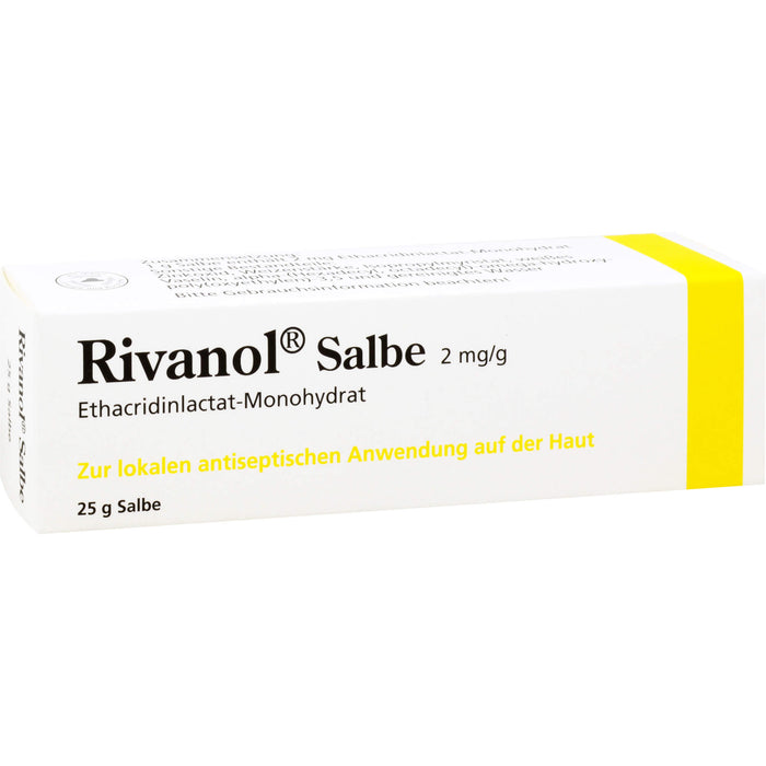 Rivanol Salbe 2 mg/g zur Keimminderung auf der Haut, 25 g Ointment