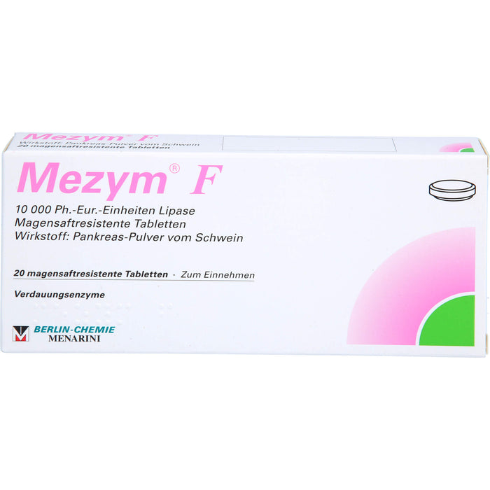 BERLIN-CHEMIE Mezym F Filmtabletten Verdauungsenzyme, 20 pcs. Tablets