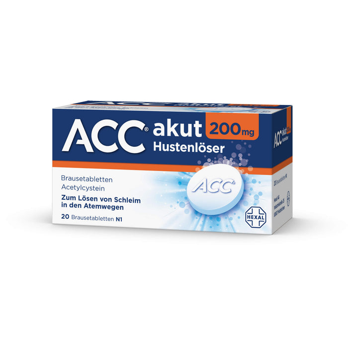 ACC akut 200 mg Hustenlöser Brausetabletten, 20 pc Tablettes