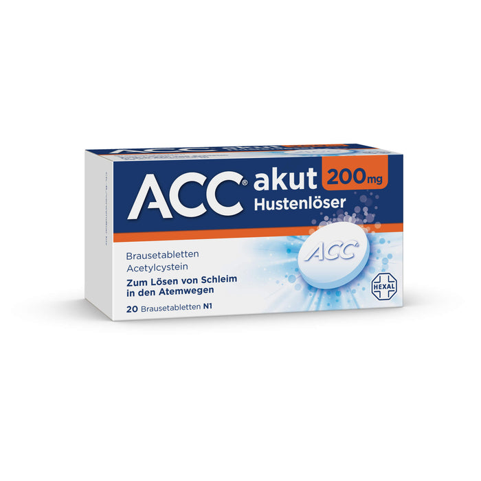 ACC akut 200 mg Hustenlöser Brausetabletten, 20 St. Tabletten