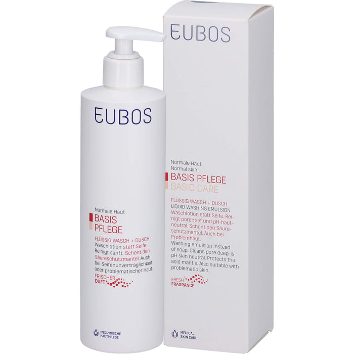 EUBOS FLUESS ROT MIT DOSIERSPENDER, 400 ml FLU