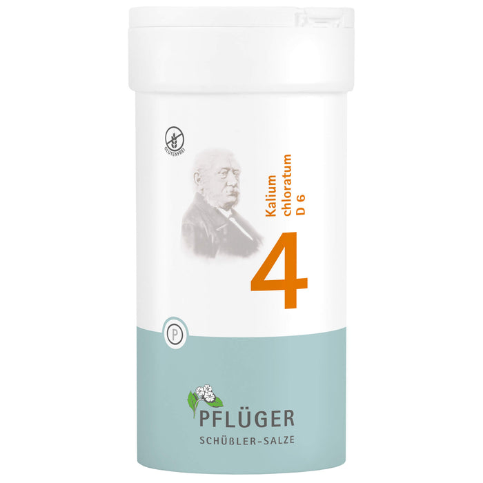 PFLÜGER Biochemie 4 Kalium chloratum D 6 Tabletten, 400 pc Tablettes