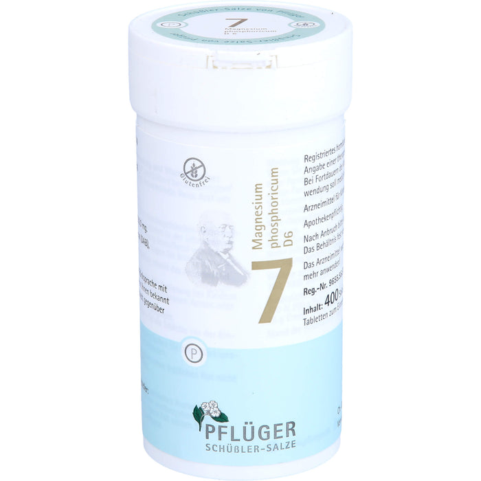 PFLÜGER Schüßler-Salze 7 Magnesium phosphoricum D 6 Tabletten, 400 pc Tablettes