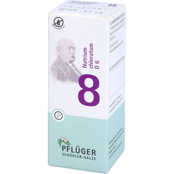 PFLÜGER Biochemie Nr.8 Natrium chloratum D 6 Tabletten, 100 pc Tablettes