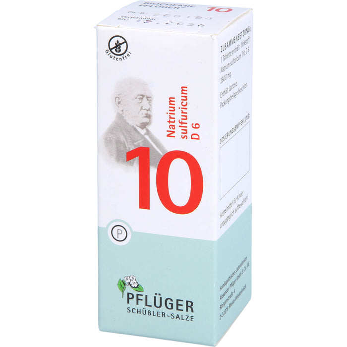 PFLÜGER Biochemie Nr.10 Natrium sulfuricum D6 Tabletten, 100 pcs. Tablets