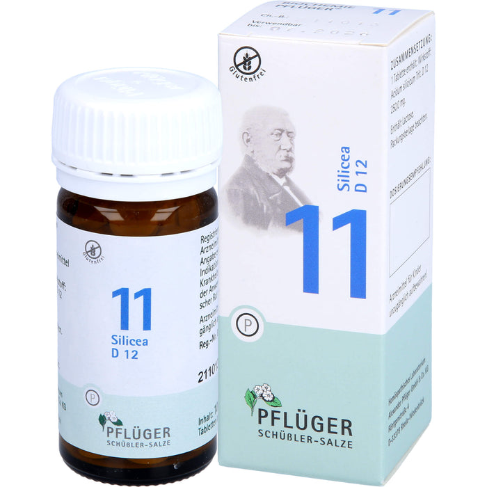 PFLÜGER Biochemie 11 Silicea D 12 Tabletten, 100 pcs. Tablets