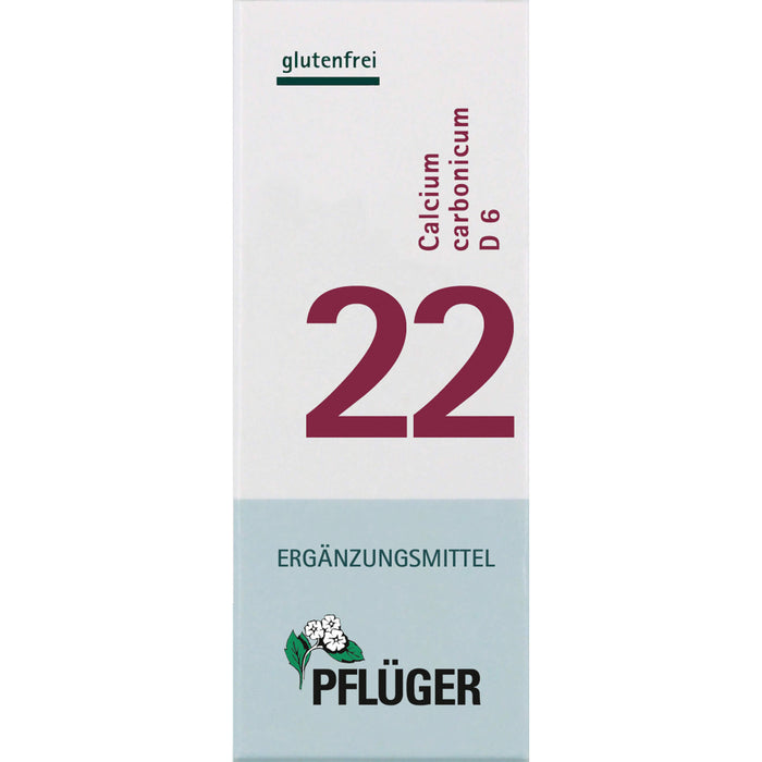 PFLÜGER Biochemie 22 Calcium carbonicum D 6 Tabletten, 400 pc Tablettes