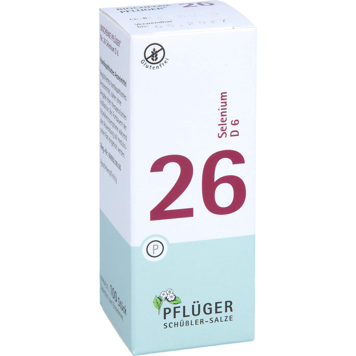 PFLÜGER Biochemie 26 Selenium D6 Tabletten, 100 pc Tablettes