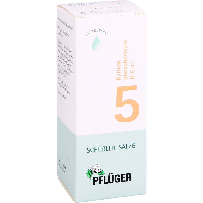 Biochemie Nr.5 Kalium phosphoricum D6 Pflüger Dil., 100 ml TRO