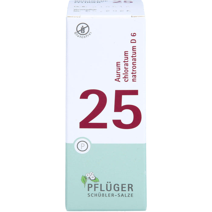 PFLÜGER Biochemie 25 Aurum chloratum natronatum D 6 Tabletten, 100 pcs. Tablets