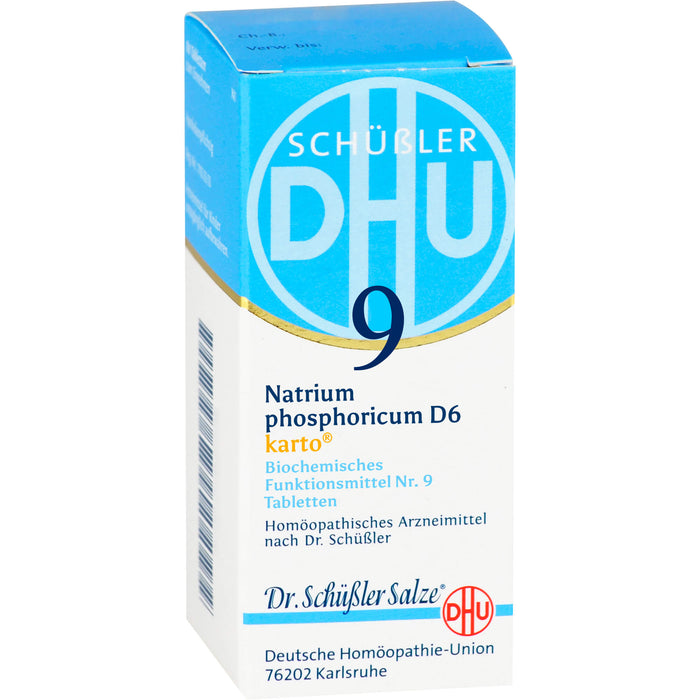 DHU Schüßler-Salz Nr. 9 Natrium phosphoricum D6 Tabletten karto, 200 pcs. Tablets