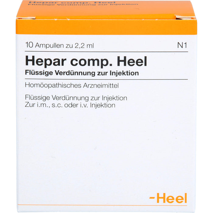 Hepar comp. Heel Ampullen, 10 St. Ampullen