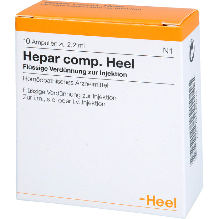 Hepar comp. Heel Ampullen, 10 St. Ampullen