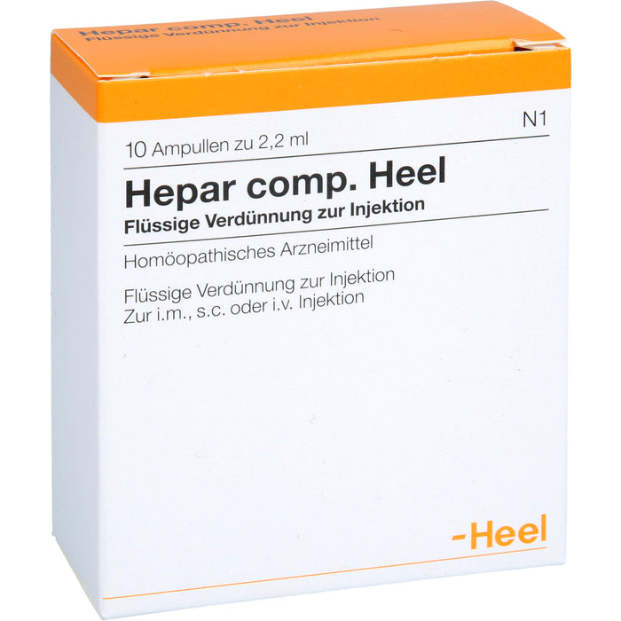 Hepar comp. Heel Ampullen, 10 pc Ampoules