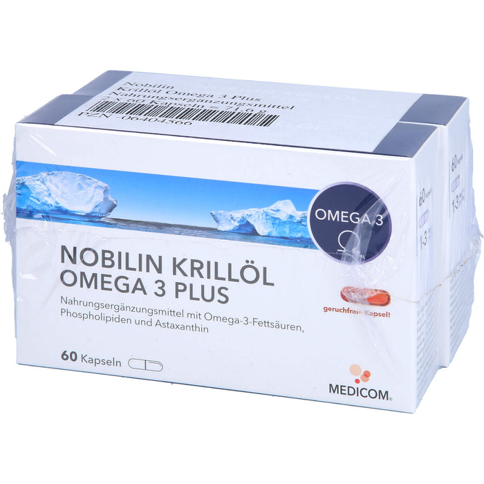 Nobilin Krillöl Omega 3 Plus Kapseln, 120 pc Capsules