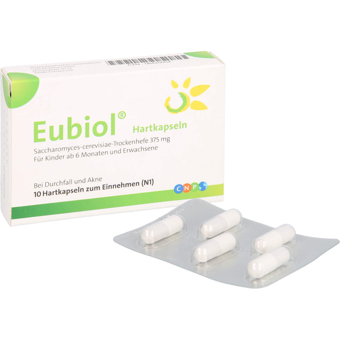 Eubiol Hartkapseln bei Durchfall und Akne, 10 pc Capsules