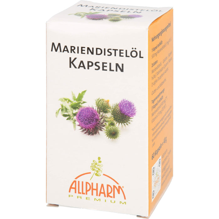 ALLPHARM Mariendistelöl 500 mg Kapseln, 60 St. Kapseln