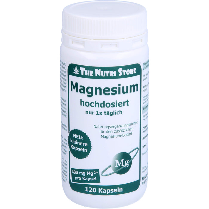 THE NUTRI STORE Magnesium 400 mg Kapseln, 120 pcs. Capsules