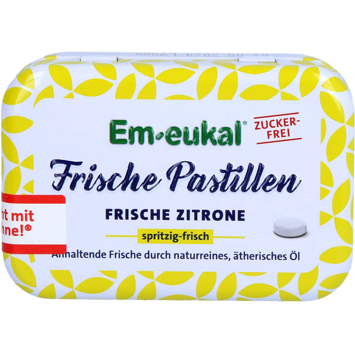 Em-eukal Frische Pastillen Zitrone zfr., 20 g PAS