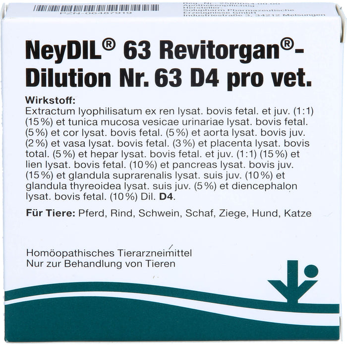 Neydil 63 Revit 63 D4 Vet, 5X2 ml AMP