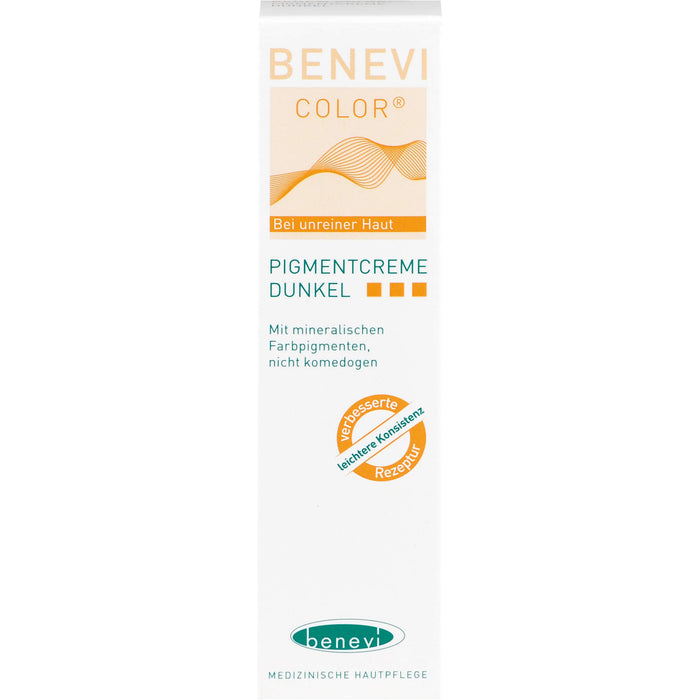 Benevi Color Pigmentcreme dunkel hautverträgliche Abdeckung, 20 ml Cream