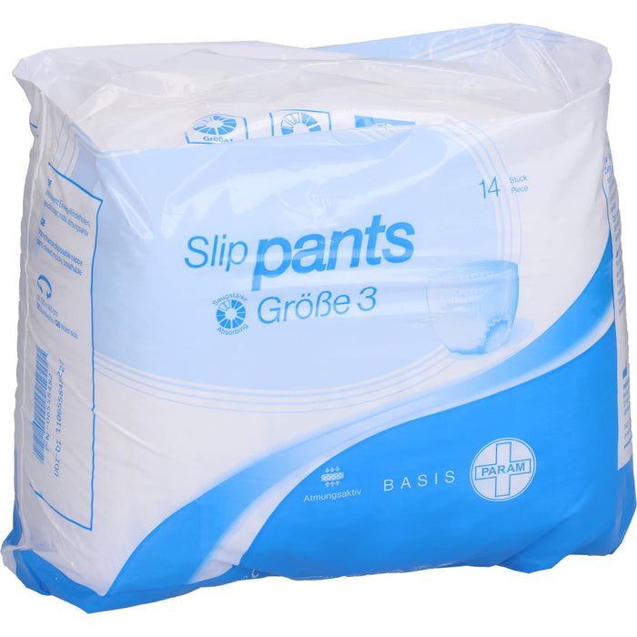 PARAM SLIP PANTS Basis Gr.III, 14 St. Slips