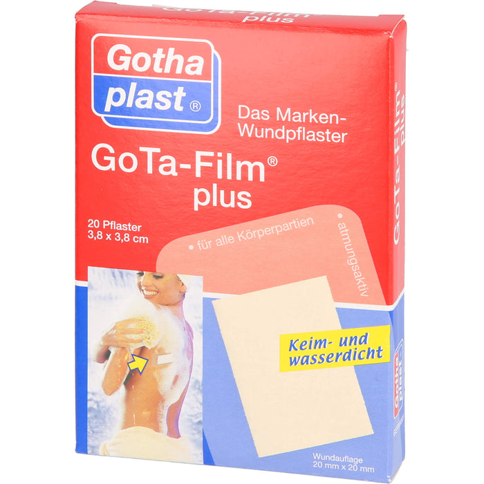 GoTa-Film plus 3,8cm x 3,8cm, 20 pc Pansement