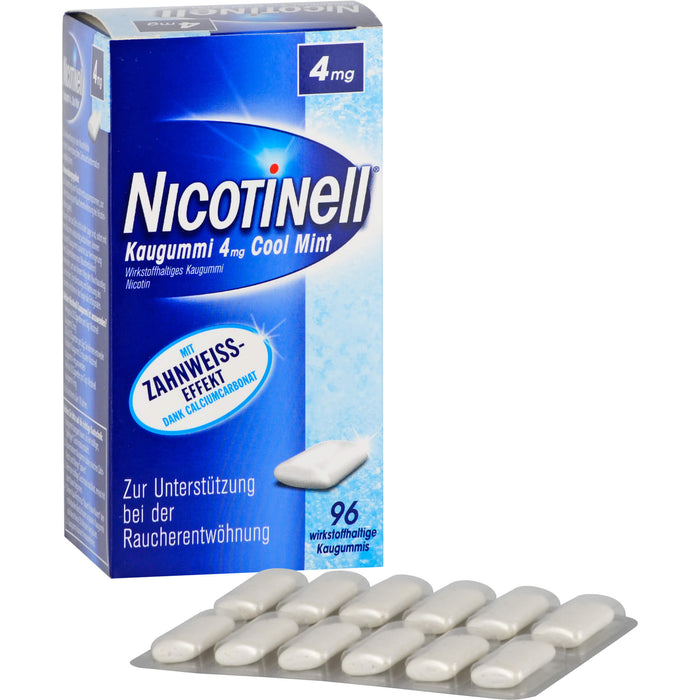 Nicotinell Kaugummi 4 mg Cool Mint, 96 pcs. Chewing gum