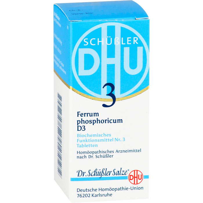 DHU Schüßler-Salz Nr. 3 Ferrum phosphoricum D 3 Tabletten, 420 St. Tabletten