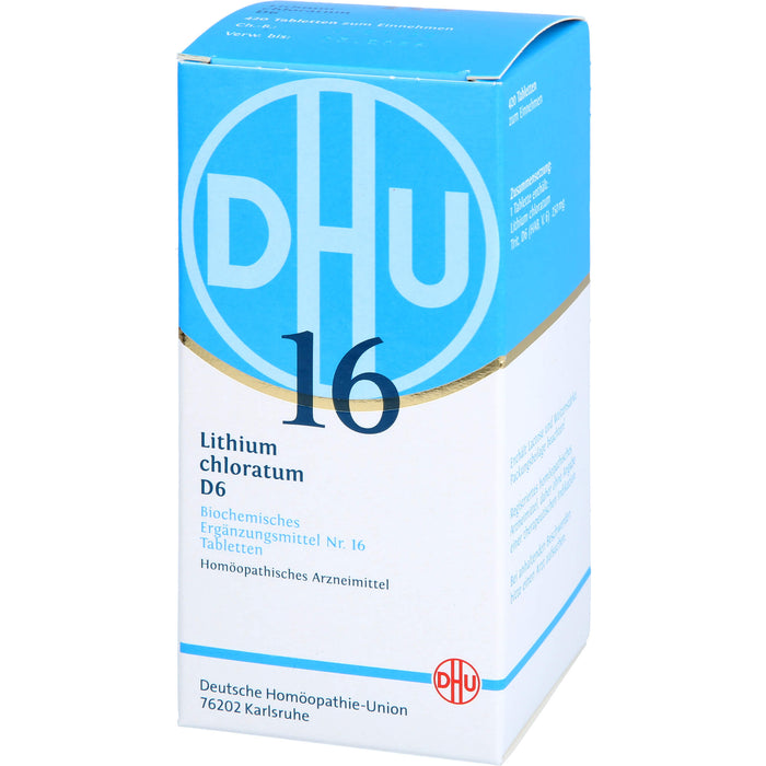 DHU Schüßler-Salz Nr. 16 Lithium chloratum D6 Tabletten, 420 pcs. Tablets