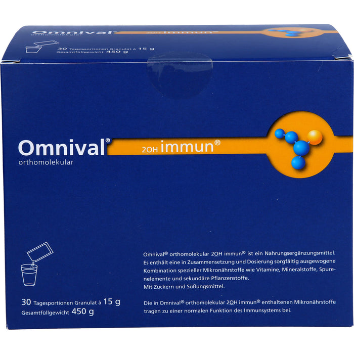 OMNIVAL orthomolekular 2OH immun 7 TP Granulat, 30 St. Beutel