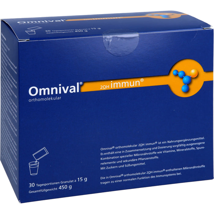 OMNIVAL orthomolekular 2OH immun 7 TP Granulat, 30 pcs. Sachets