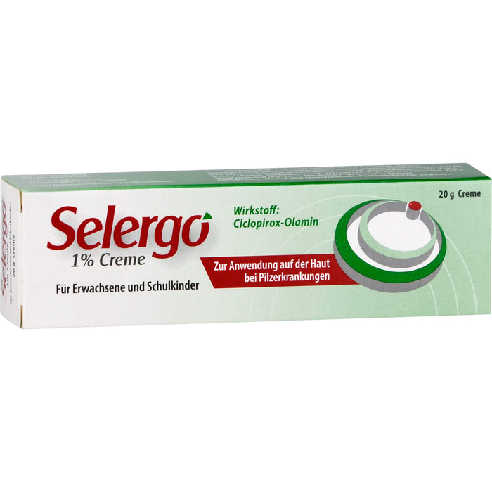 Selergo 1 % Creme bei Pilzerkrankungen der Haut, 20 g Creme