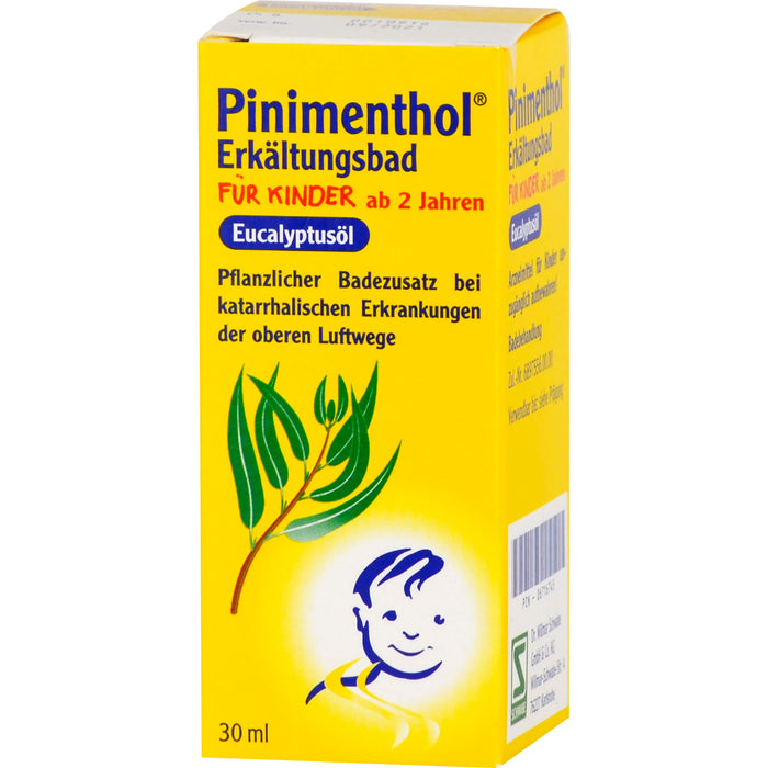 Pinimenthol Erkältungsbad für Kinder ab 2 Jahren, 30 ml Bath additive